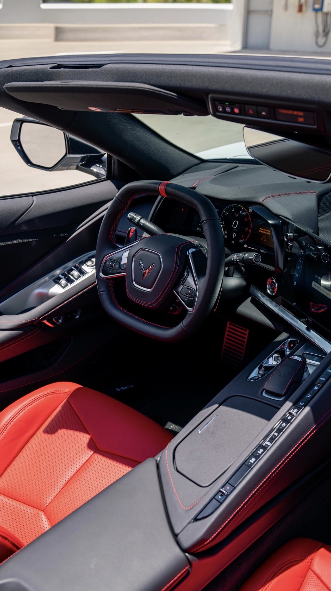 Corvette C8 cockpit interior