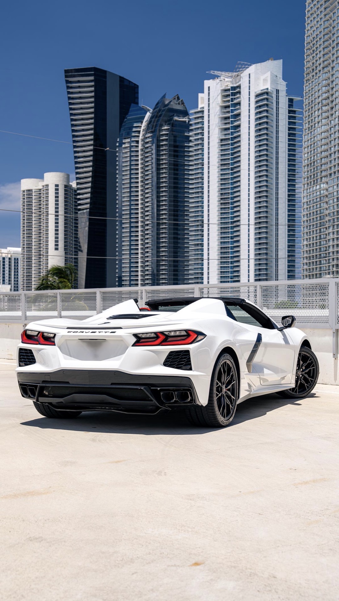 Corvette C8 rear view