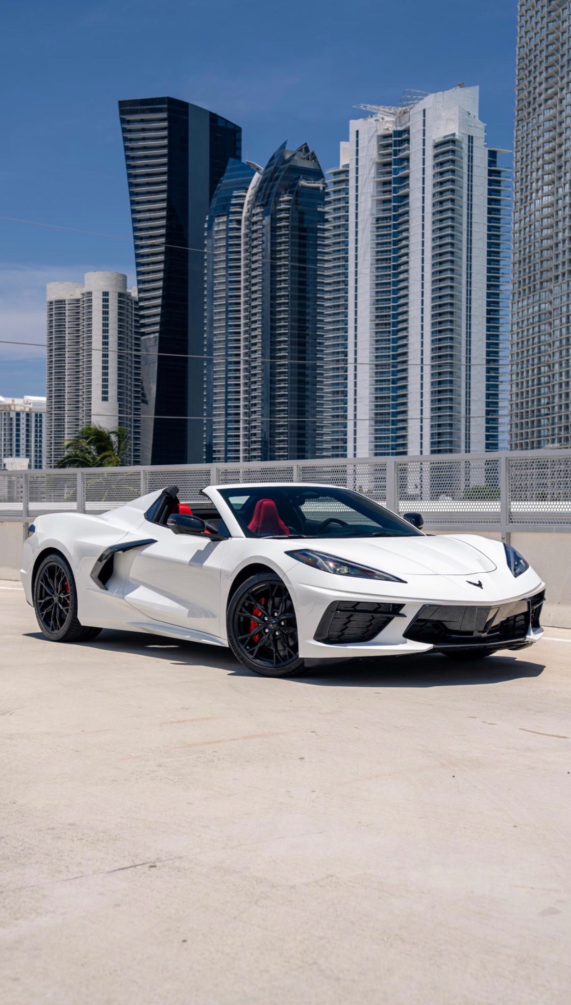 Corvette C8 front three-quarter view