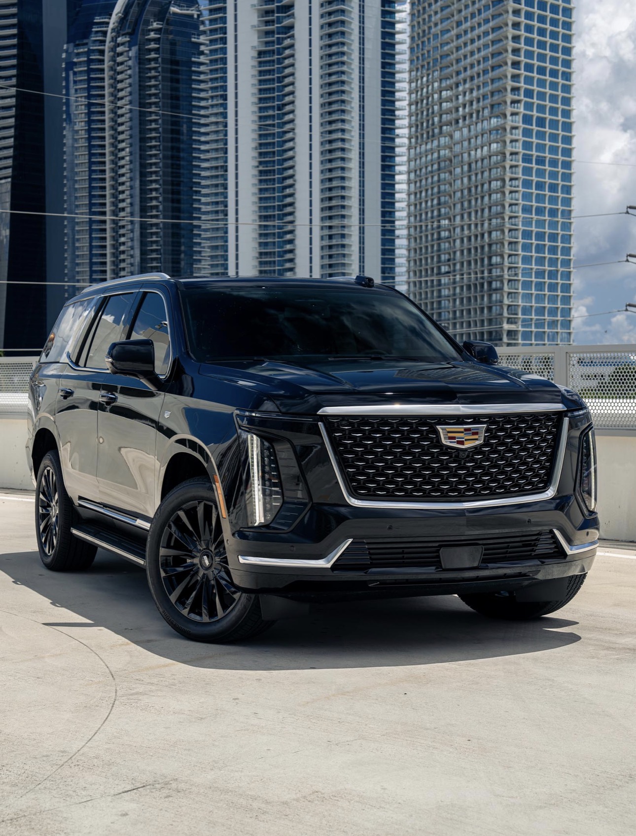 2025 Cadillac Escalade exterior front three-quarter view