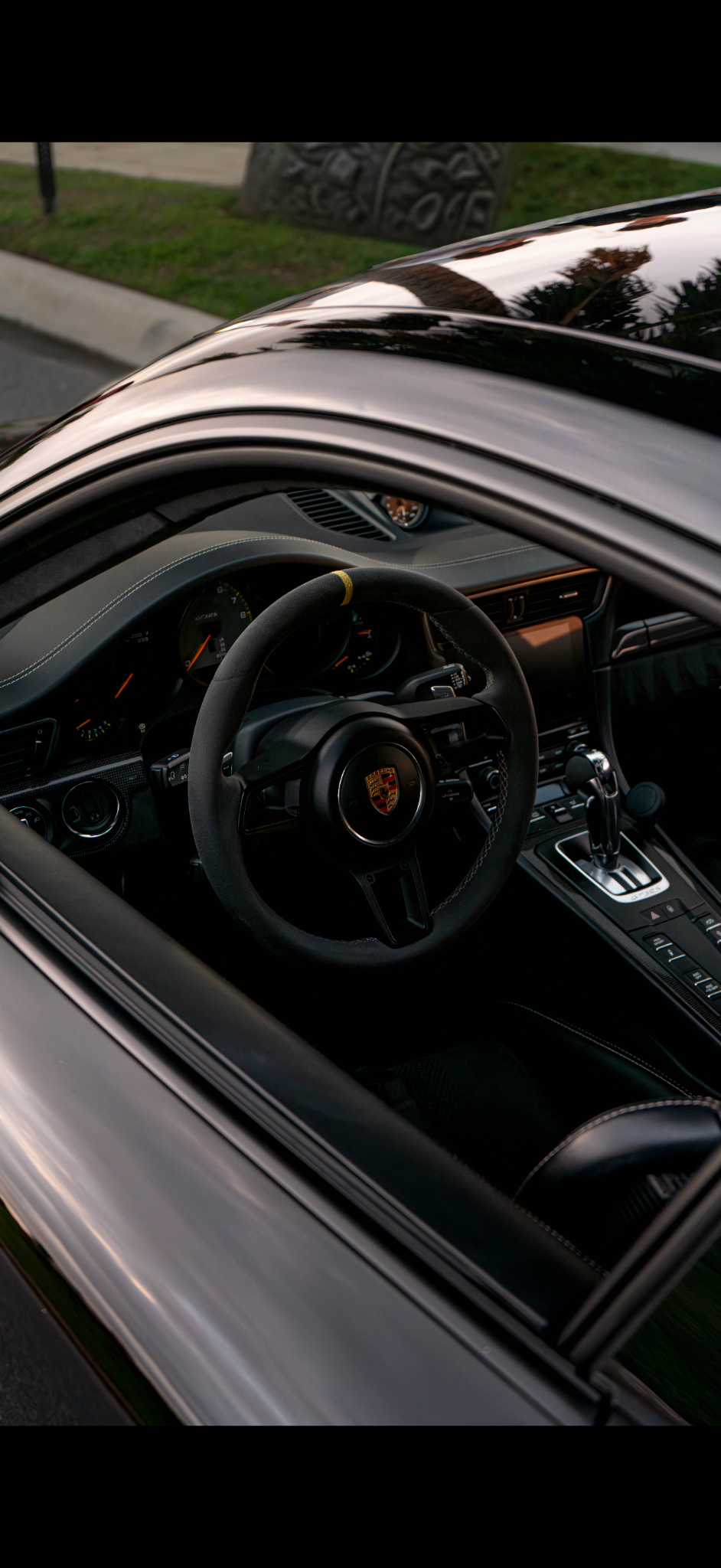 Porsche GT3RS interior detail