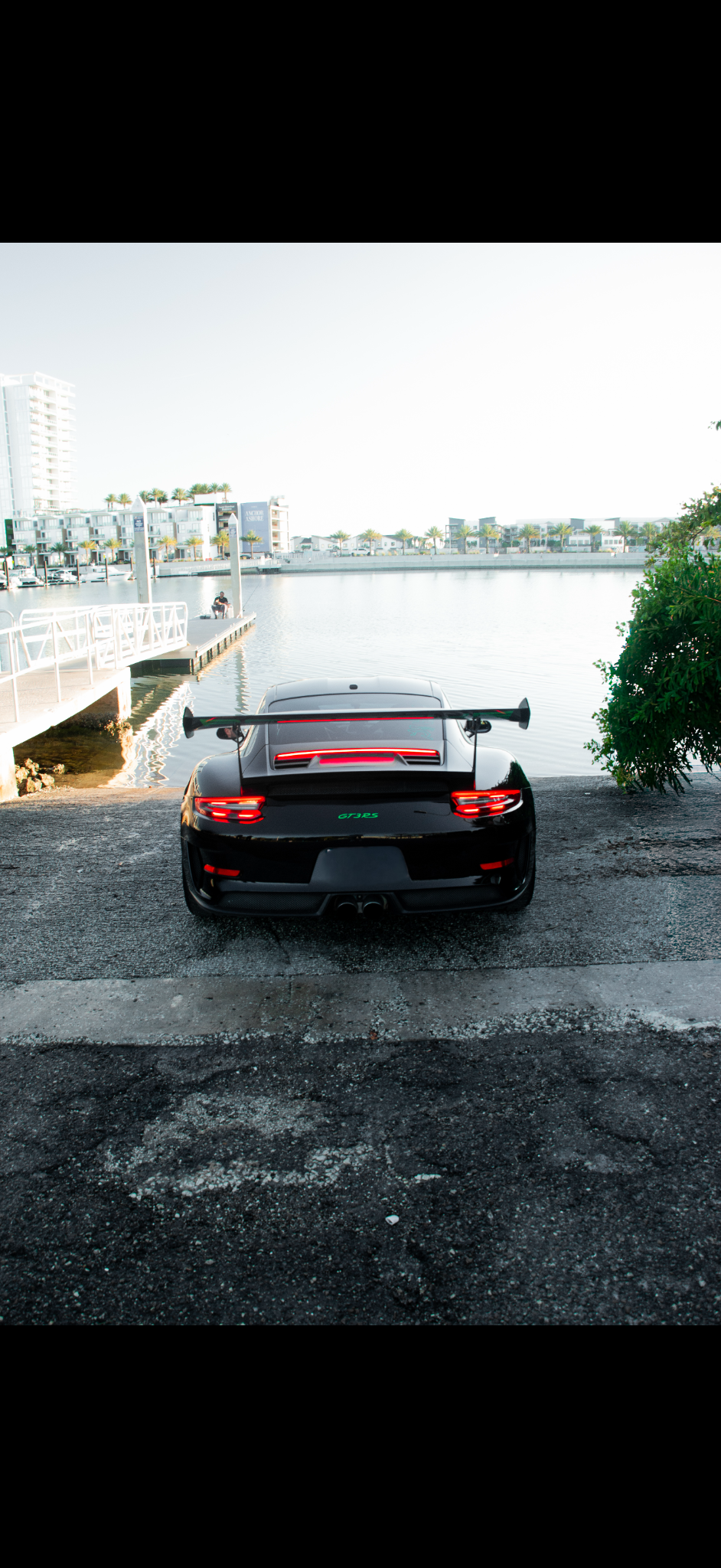 Porsche GT3RS rear view