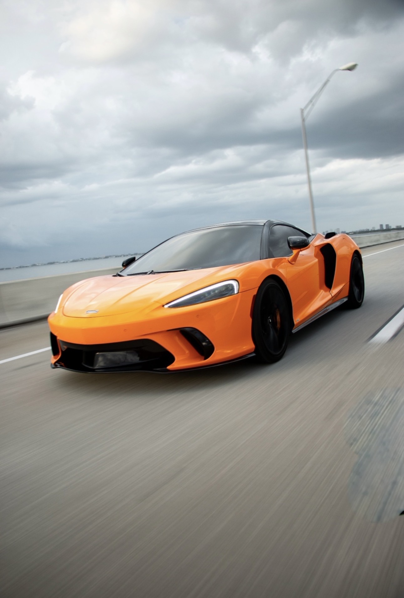 McLaren GTS rolling shot